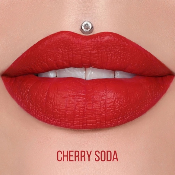 RARE NEW Mini Jeffree Star Liquid Lipstick - Cherry Soda - Picture 1 of 6